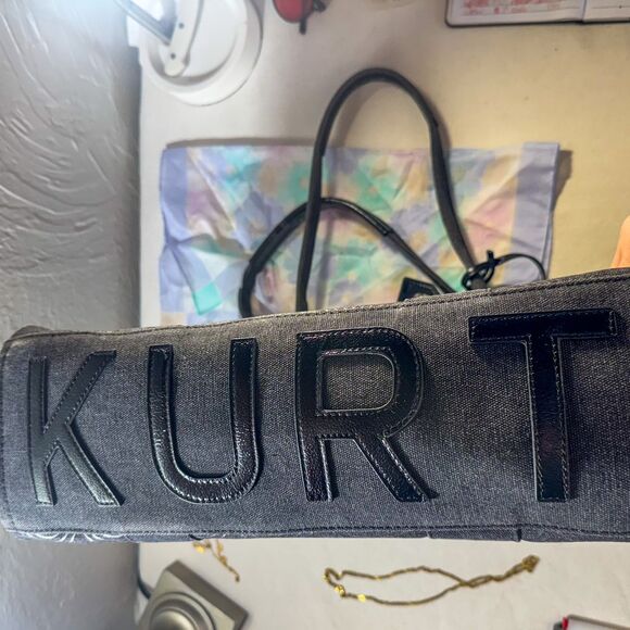 Kurt Geiger London Seigaiha Pattern Tote Bag - Picture 6 of 8